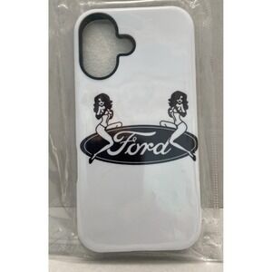 iPhone 16 Case Ford Logo With Sexy Women New